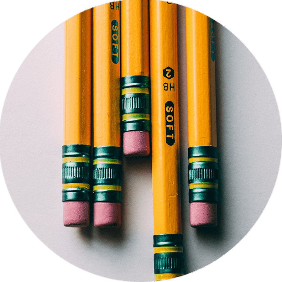 pencil erasers