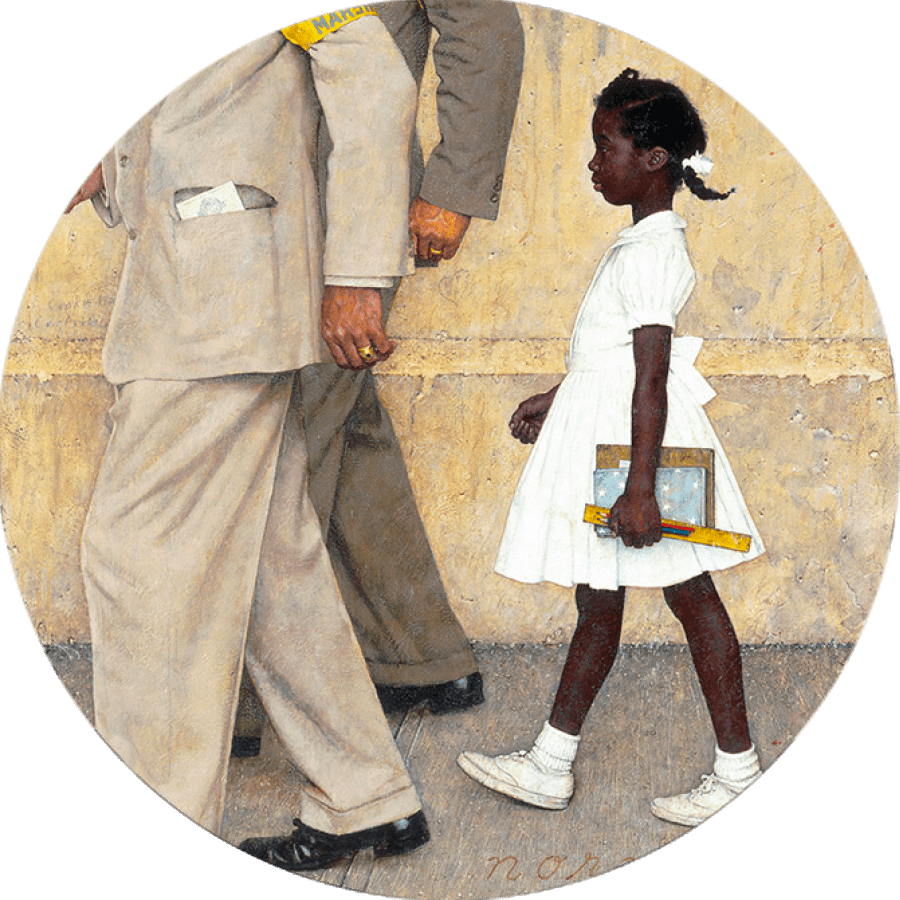 painting of a student